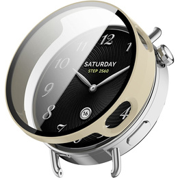 2 az 1-ben tok + edzett üveg a Xiaomi Watch S4 41 mm-es modellhez