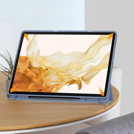 Tok Samsung Galaxy Tab S10+ Plus, Smartcase tolltartóval, lila