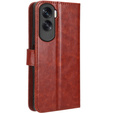 Pattintható tok a Honor 90 Lite 5G, Crazy Horse Wallet, barna