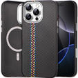 Tok iPhone 16 Pro Max, Carbon Fiber MagSafe, fekete