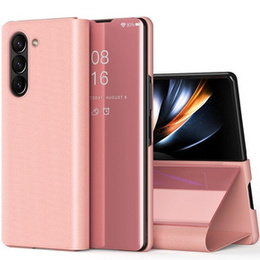 Telefontok a Samsung Galaxy Z Fold 5 5G, Clear View, rózsaszín rose gold