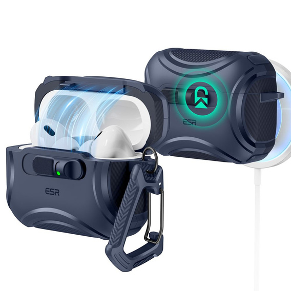 ESR Cyber FlickLock MagSafe fejhallgató tok Apple AirPods Pro 3 készülékekhez