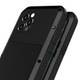 Love Mei Telefontok a iPhone 12 Pro, armored with glass, fekete