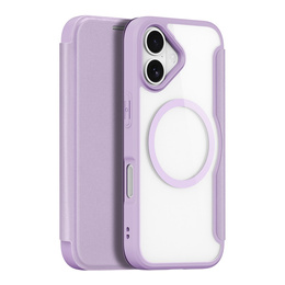 Dux Ducis tok iPhone 17-hez, Skin X Pro, patenttal, MagSafe-hoz, lila