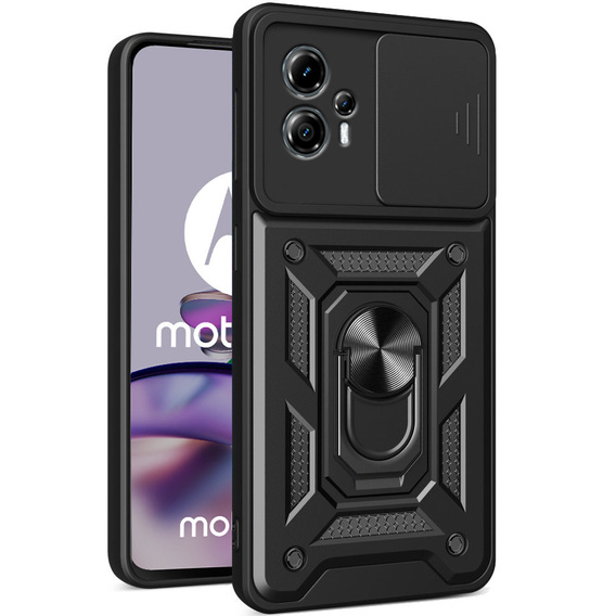 Telefontok a Motorola Moto G13 / G23, CamShield Slide, fekete