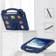 Gyermek tok iPad 10.9 2022 10 Gen, Cute Patterns, állvánnyal, sötétkék