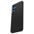A Spigen tok Samsung Galaxy S25+ Plus, Liquid Air, fekete + 9H edzett üveghez