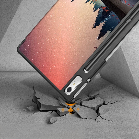 Telefontok a Lenovo Tab P11 Pro Gen 2 2022, Smartcase Pen Slot, forest and lake