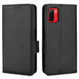 Pattintható tok a Ulefone Note 12P, Wallet Litchi Magnet, fekete