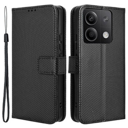 Pattintható tok a Xiaomi Redmi Note 13 5G, Wallet Smart Magnet, fekete