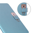 Tok iPad 10.2" 2021/2020/2019 (9/8/7 gen.), pánttal, animal, kék