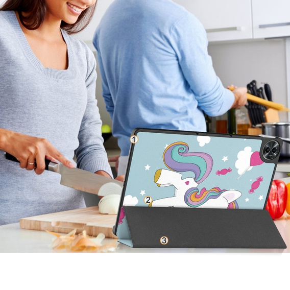 Tok Realme Pad 2, Smartcase, unicorn