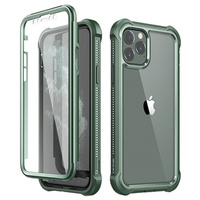 Telefontok a iPhone 11, Dexnor Full Body Rugged, átlátszó / zöld