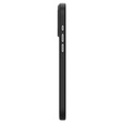 Spigen tok iPhone 16 Pro készülékhez, Enzo Aramid MagSafe, szénfekete / ezüst + 9H edzett üveg