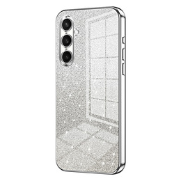 Glitter tok CamShield Samsung Galaxy A57 5G készülékhez, ezüst