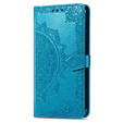 Pattintható tok a Nokia C21 Plus, Mandala, kék