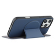 X-LEVEL tok iPhone 16 Pro Max készülékhez, Magnetic Card Holder, kék