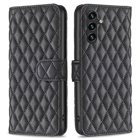 Pattintható tok a Samsung Galaxy A56, Wallet, BINFEN COLOR, fekete