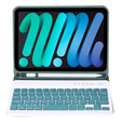 Bluetooth billentyűzetet tartalmazó tok iPad mini 8.3" 2021 (6 gen.) / iPad mini 8.3" 2024 (7 gen.), sötétzöld