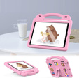 Gyermek tok iPad 9.7" 2018/2017 (6/5 gen.) / Pro 9.7" 2016, Cute Patterns, állvánnyal, rózsaszín