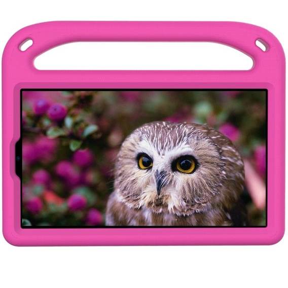 Gyermek tok Samsung Galaxy Tab A7 Lite 8.7 T220 / T225, gyermek tok fogantyúval, rózsaszín