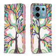 Pattintható tok a Xiaomi Redmi Note 13 Pro 5G, Wallet, Tree of Life
