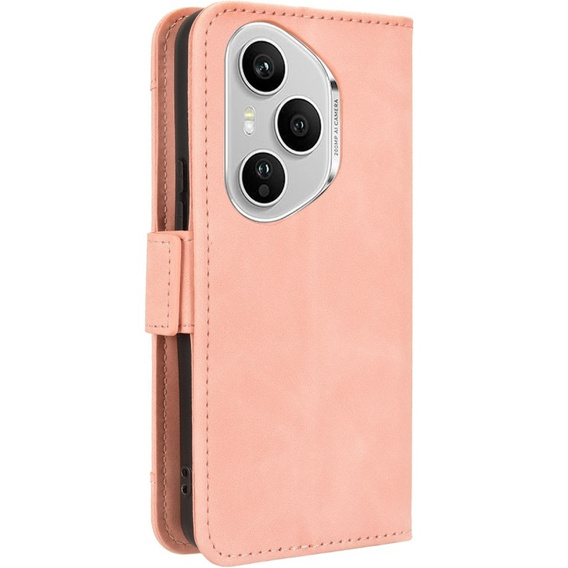 Pattintható tok a Honor 400 Pro 5G, Card Slot, rózsaszín