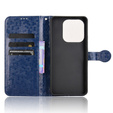 Flap tok Xiaomi Redmi Note 14 4G, Wallet Rhombus, kék