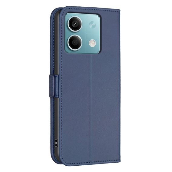 Pattintható tok a Xiaomi Redmi Note 13 5G, BINFEN Wallet, kék
