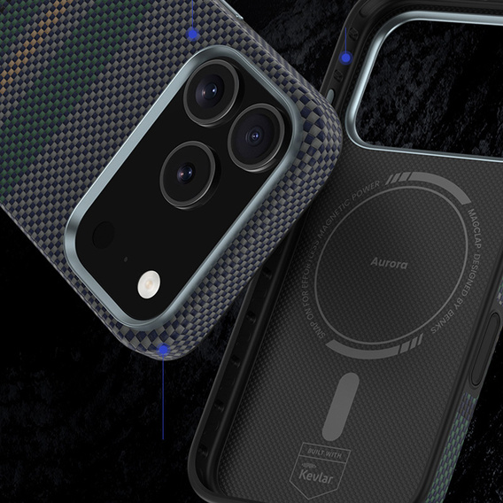 BENKS Kevlar Magnetic Armor Pro Aurora 600D C070 tok MagSafe-hez iPhone 17 Pro Max készülékekhez