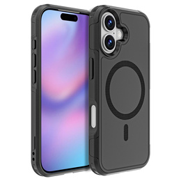 MagForce tok iPhone 17 készülékhez, MagSafe-hoz, páncélozott, fekete