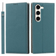 Bőr tok a Samsung Galaxy S23, ERBORD Grain Leather, kék