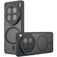 Tok Vivo X200 Pro 5G-hoz, MagSafe, ERBORD Matt Case, fekete