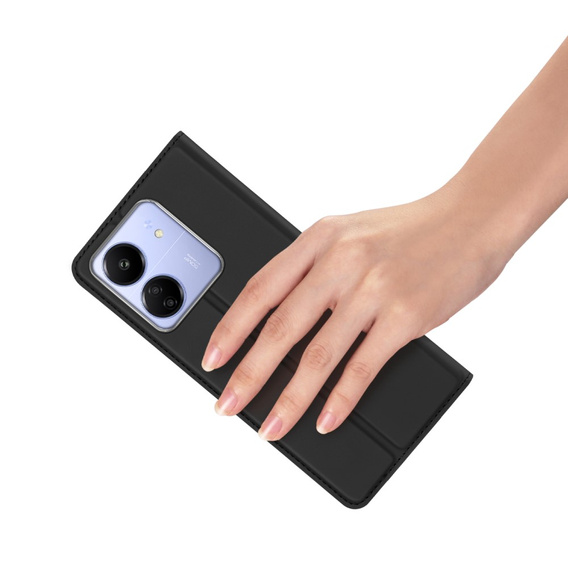 Dux Ducis Telefontok a Xiaomi Redmi 13C / Poco C65, Skinpro, fekete