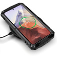 Páncélozott tok a Samsung Galaxy S25, R-JUST, fekete