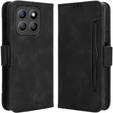Pattintható tok a Motorola Moto G86 5G, Card Slot, fekete