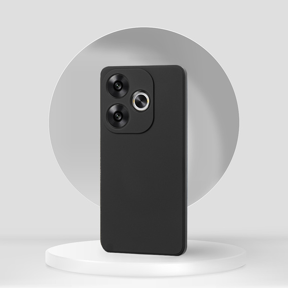 Telefontok a Xiaomi Poco F6, Silicone Lite, fekete