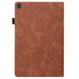 Tok Samsung Galaxy Tab S6 Lite, Classic, tolltartóval, barna