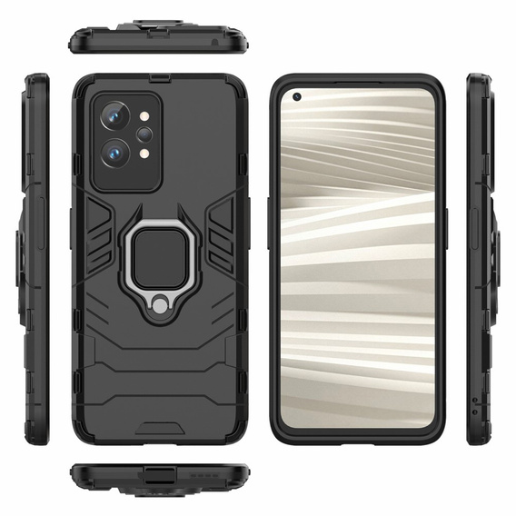Telefontok a Realme GT2 Pro, Kickstand Ring, fekete