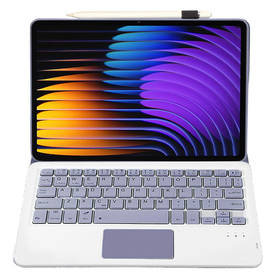 Billentyűzet tok Xiaomi Pad 7 / 7 Pro, TouchPad, lila