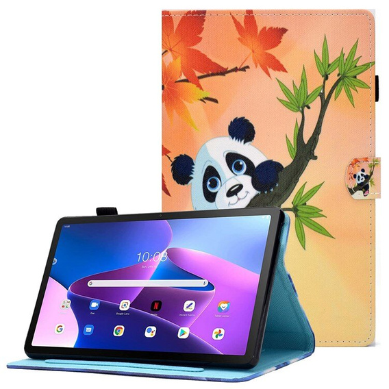 Tok Lenovo Tab M10 Plus 10.6 Gen 3 TB-125F TB-128F, Smartcase, panda