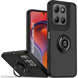 Tok Motorola Moto G15 / Motorola Moto G15 Power, Frosted Ring, fekete