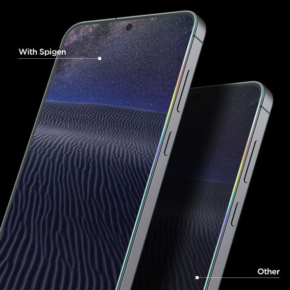 Spigen Glas.tR EZ Fit Pro HD 2 db-os edzett üveg Samsung Galaxy S25 FE készülékhez