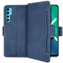 Pattintható tok a TCL 20 Pro 5G, Card Slot, kék