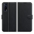 Pattintható tok Vivo Y52 5G / Y72 5G, Split Leather, kék
