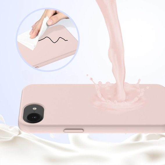 Telefontok a iPhone 16e, Silicone MagSafe, rózsaszín
