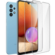 2x edzett üveg a Samsung Galaxy A32 4G, ERBORD 9H Hard Glass a képernyőn