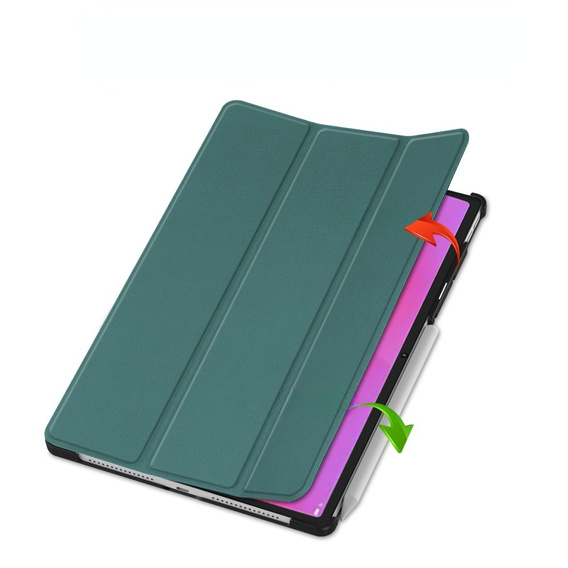 Tok Lenovo Yoga Tab Plus, Smartcase, zöld