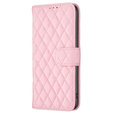 Pattintható tok a Samsung Galaxy A05s, Wallet, BINFEN COLOR, rózsaszín