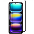 3D edzett üveg Infinix Hot 50 4G készülékhez, fekete keret